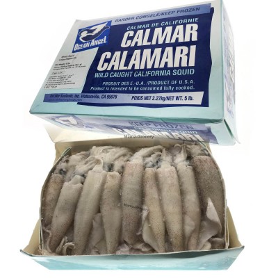 Ocean Angel Brand Frozen California Squid Calamari 2.2kg